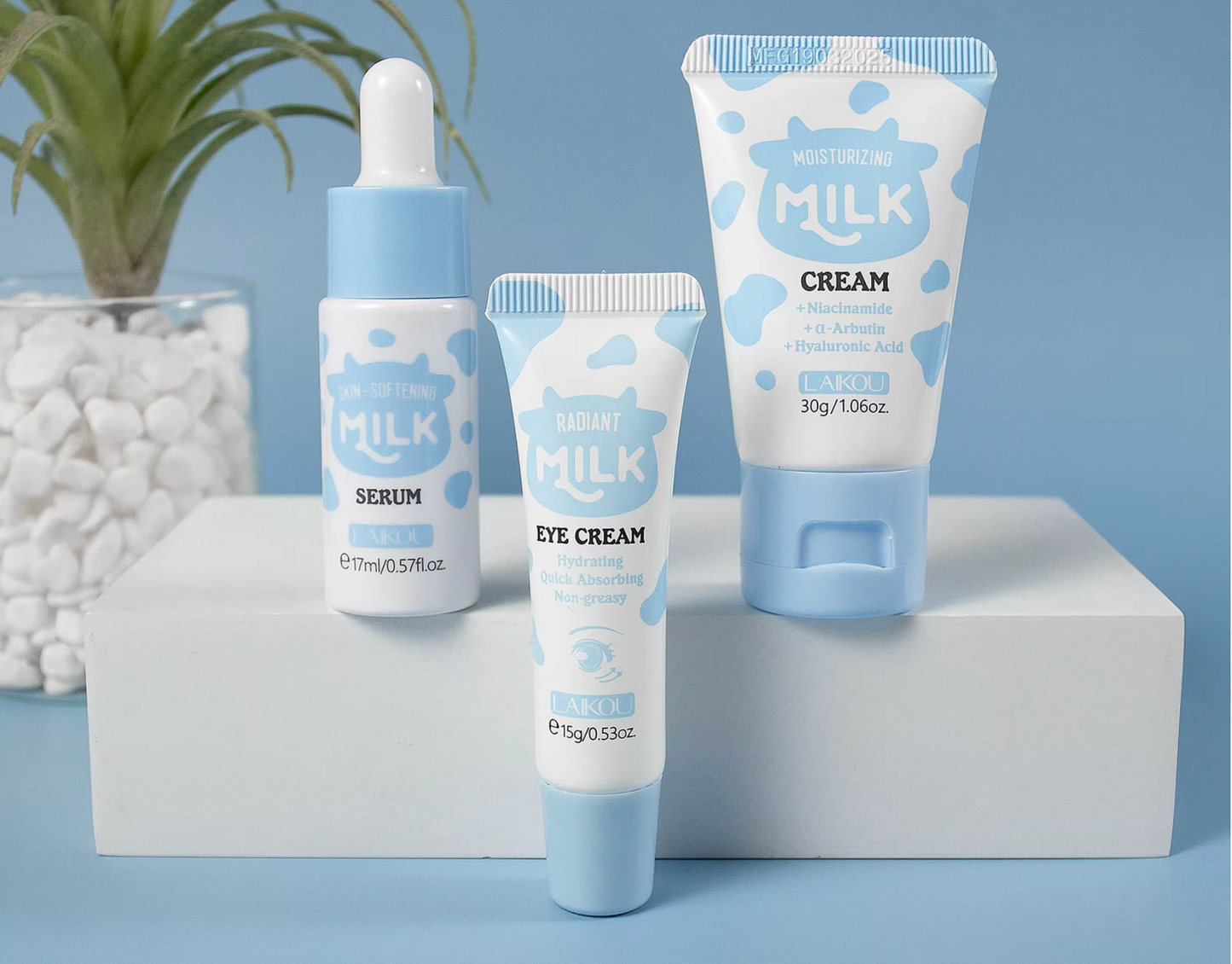 Milk Glowing Trio Set