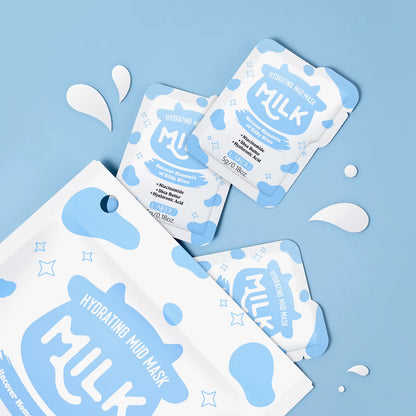 Milk Hydrating Mud Mask Deep Purifying Brightening Pore Minimizing Smoothing Clay Mask