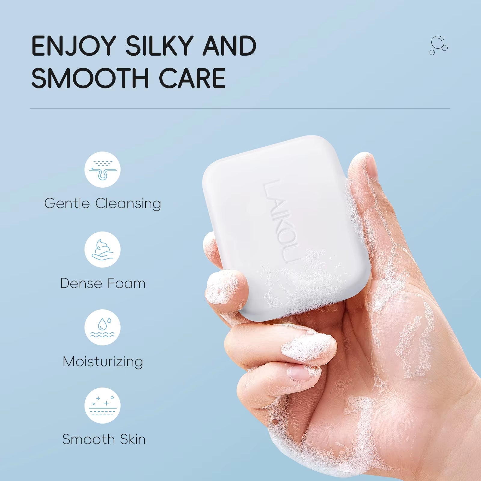 Milk Gentle Soap - Milk GlowMilk GlowMilk Glow110G Milk Nourishing Soap Gentle Cleanser Non - Drying Formula for Soft and Smooth Skin