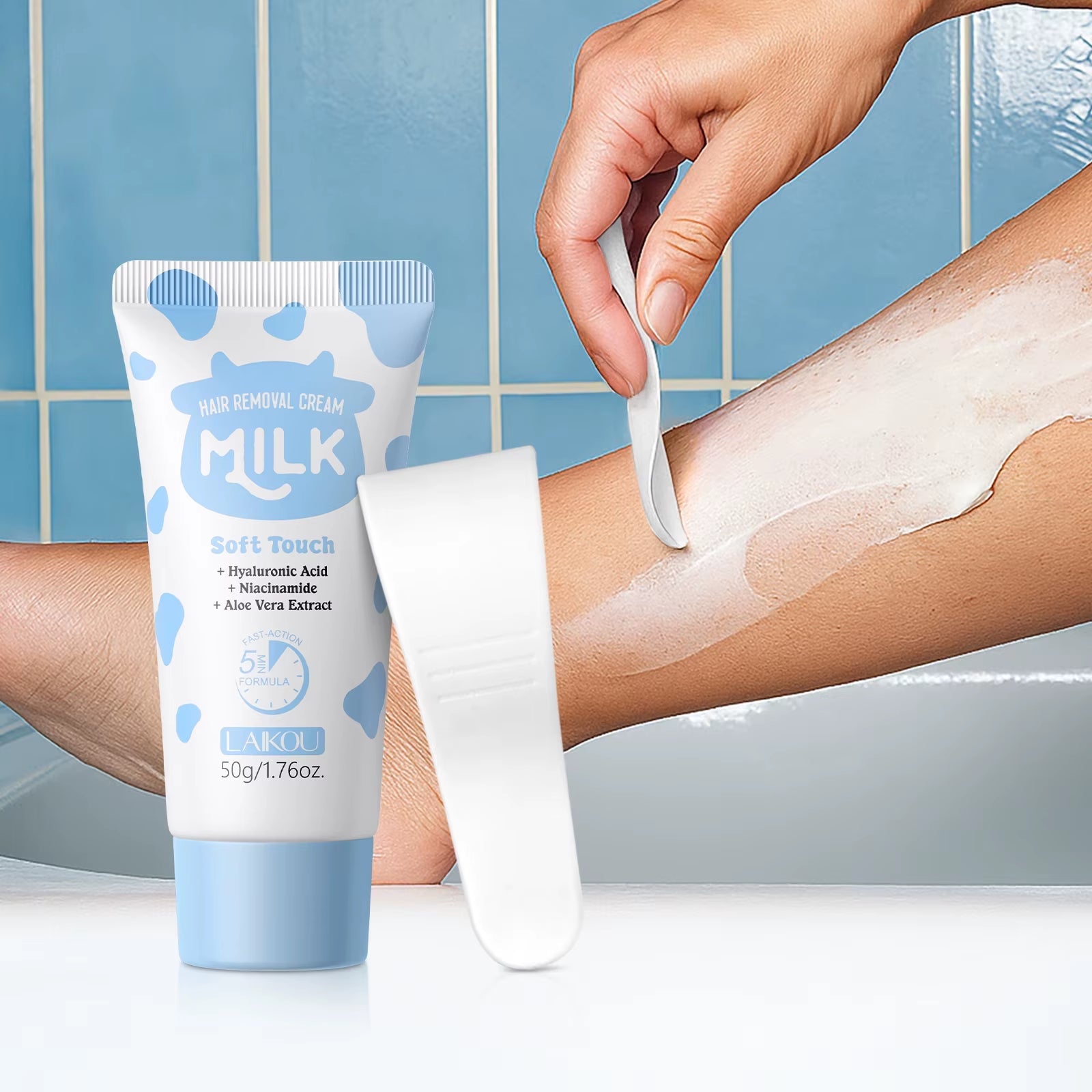 Milk Smooth Hair Removal - Milk GlowMilk GlowMilk GlowMilk Hair Removal Cream Gentle Depilatory Smooth Skin Treatment for Facial and Body Even Tone50G