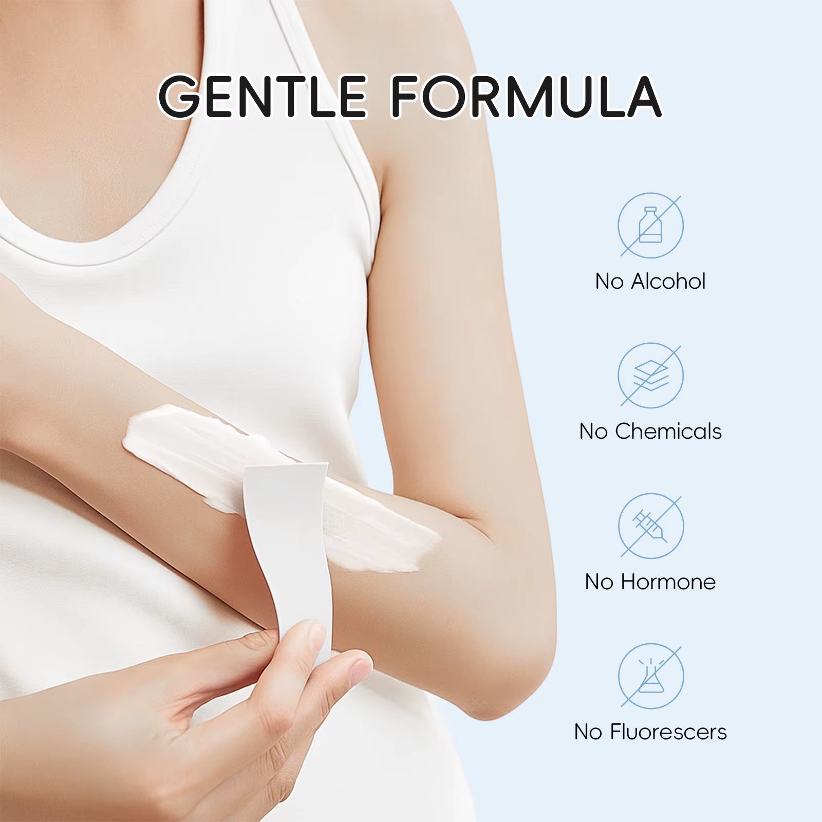 Milk Smooth Hair Removal - Milk GlowMilk GlowMilk GlowMilk Hair Removal Cream Gentle Depilatory Smooth Skin Treatment for Facial and Body Even Tone50G